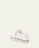 Miu Miu Embellished Canvas Low-Top Sneakers - 4