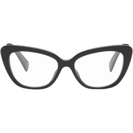 Miu Miu Eyewear Miu Miu Eyewear Black Cateye Glasses