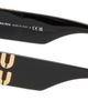 Miu Miu Eyewear Miu Miu Eyewear Black Large Square Sunglasses - 3