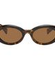 Miu Miu Eyewear Miu Miu Eyewear Brown 'Rêverie' Sunglasses - 1
