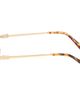 Miu Miu Eyewear Miu Miu Eyewear Gold Rectangular Glasses - 3