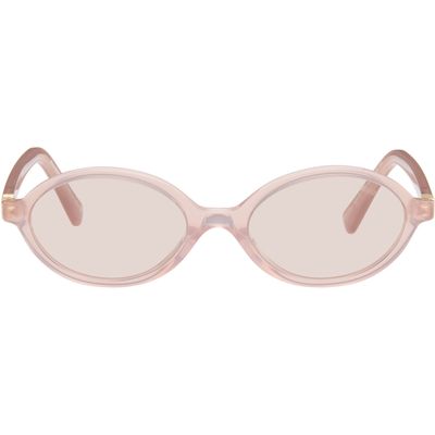 Miu Miu Eyewear Miu Miu Eyewear Pink Miu Regard Sunglasses
