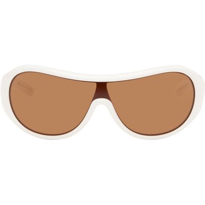 Miu Miu Eyewear Miu Miu Eyewear White Ivresse Sunglasses