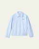 Miu Miu Gingham Cotton Collared Zip Jacket - 1
