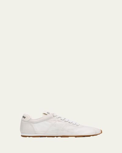 Miu Miu Mesh Retro Runner Sneakers