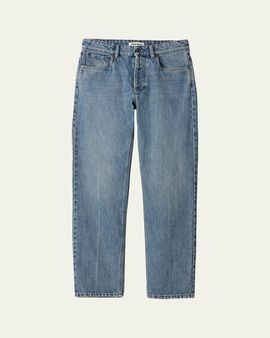 Miu Miu Mid-Rise Straight-Leg Denim Trousers