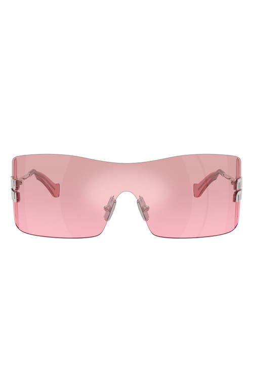 Miu Miu Miu Miu 144mm Oversize Shield Sunglasses