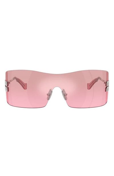 Miu Miu Miu Miu 144mm Oversize Shield Sunglasses