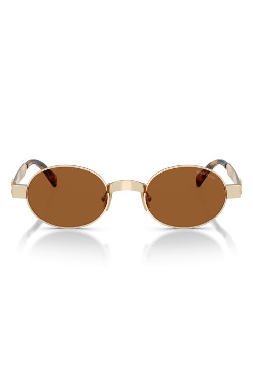 Miu Miu Miu Miu 47mm Small Oval Sunglasses