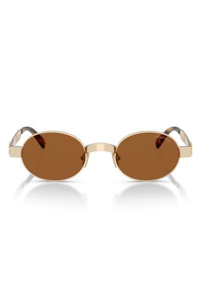 Miu Miu Miu Miu 47mm Small Oval Sunglasses