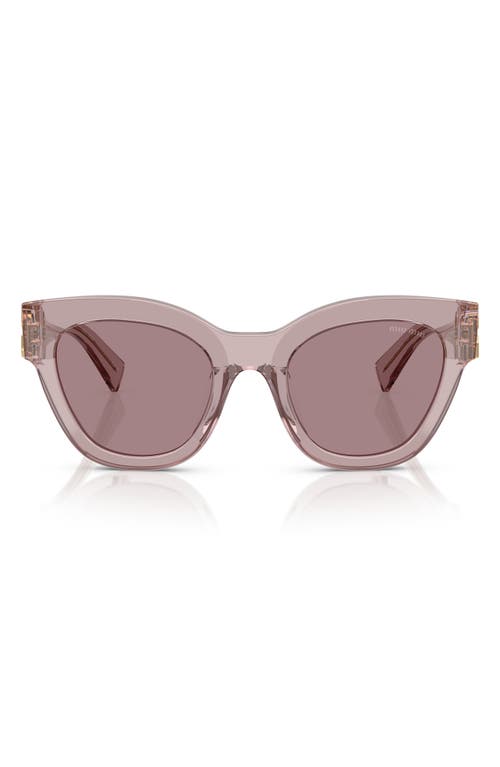 Miu Miu Miu Miu 51mm Butterfly Sunglasses