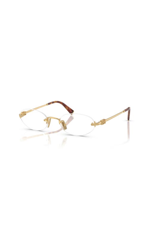 Miu Miu Miu Miu 51mm Oval optical glasses