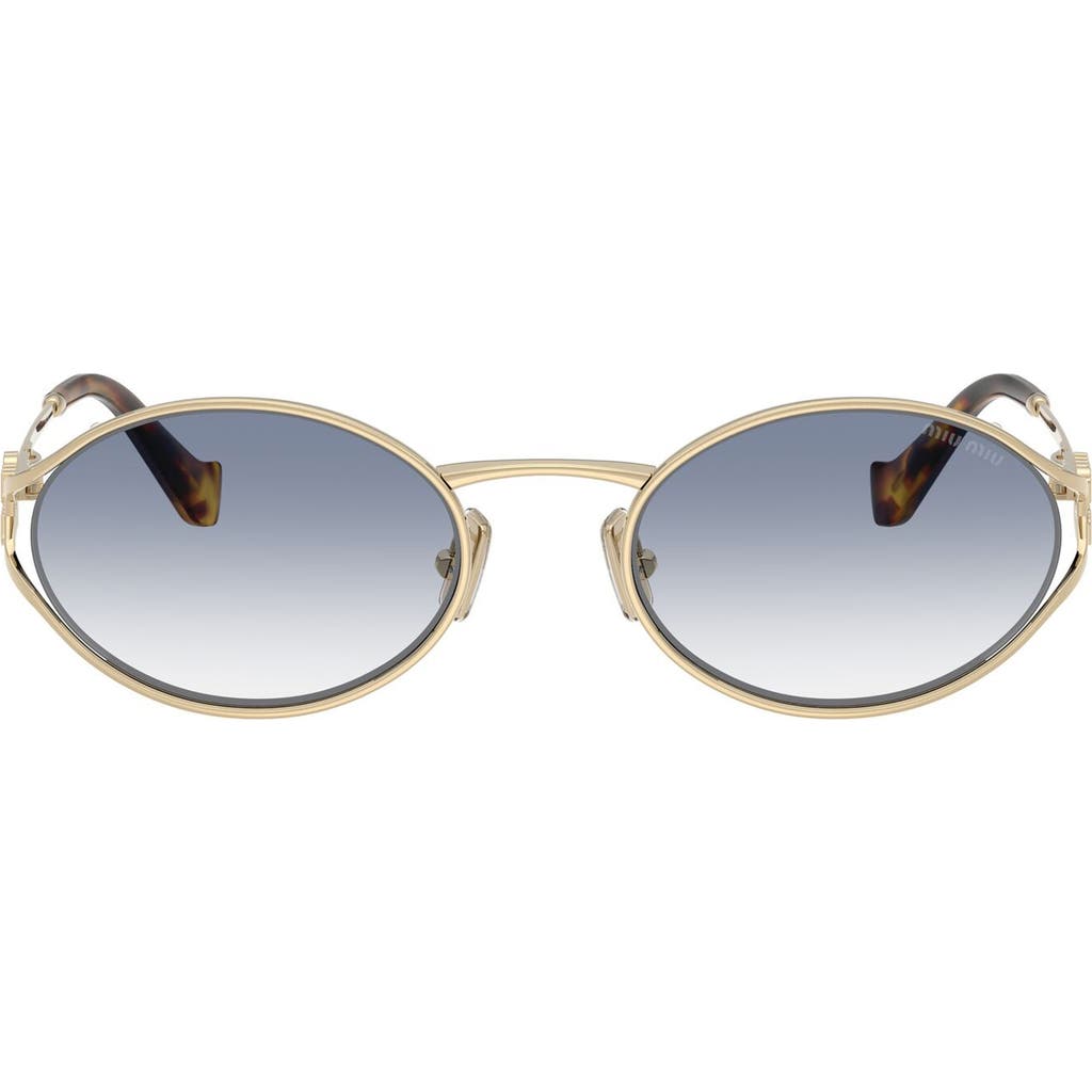 Miu Miu Miu Miu 54mm Gradient Oval Sunglasses