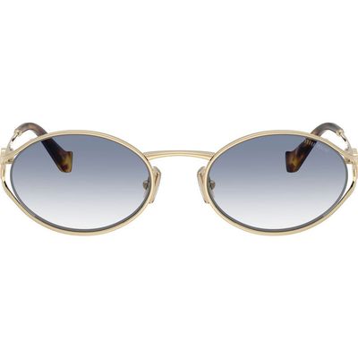 Miu Miu Miu Miu 54mm Gradient Oval Sunglasses