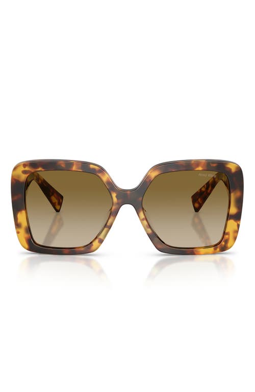 Miu Miu Miu Miu 56mm Gradient Irregular Sunglasses
