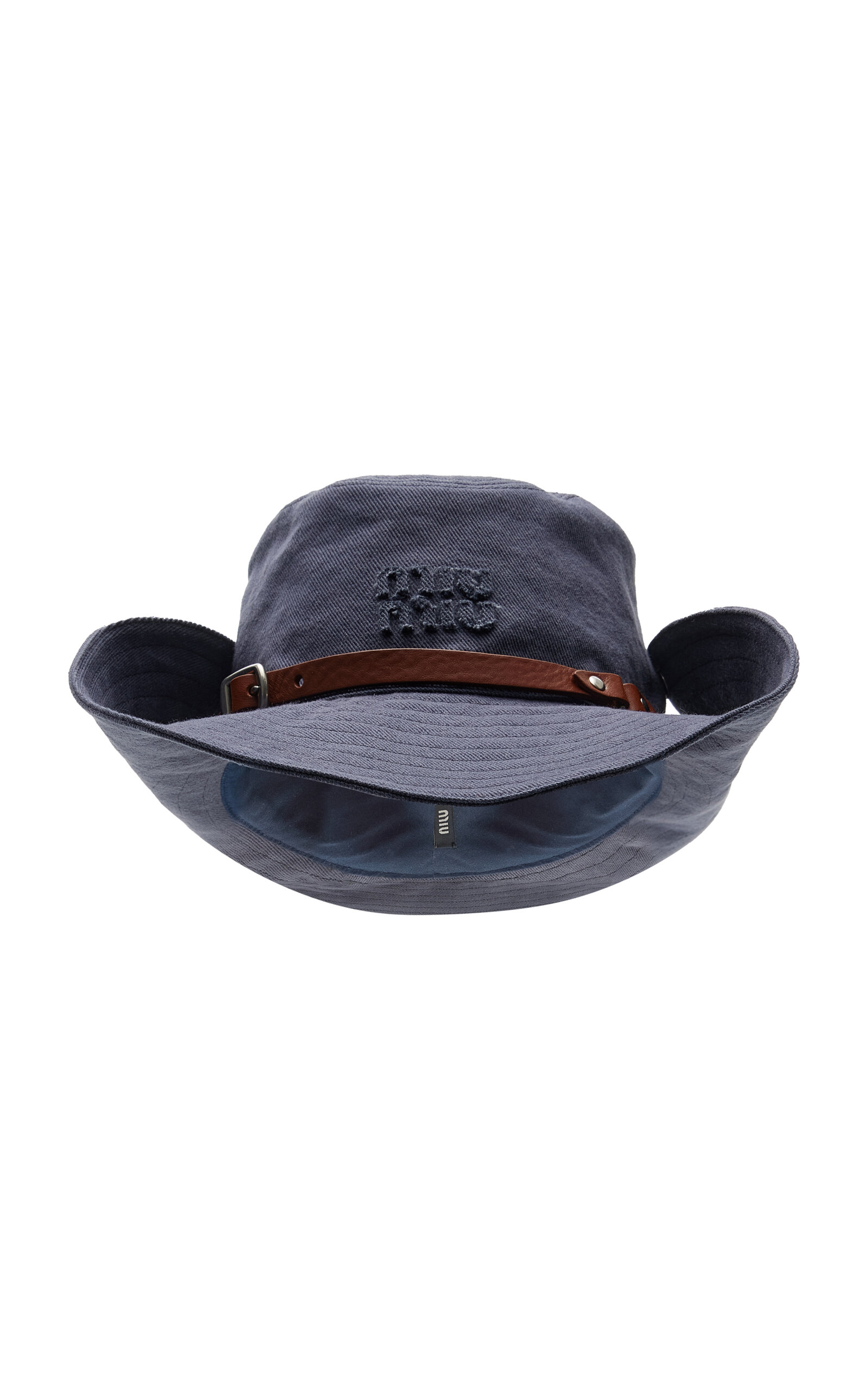 Miu Miu Miu Miu Adjustable Cotton Bucket Hat