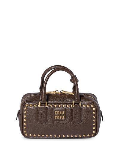 Miu Miu Miu Miu Arcadie Studded Leather Bag