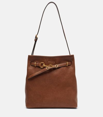Miu Miu Miu Miu Aventure leather bucket bag