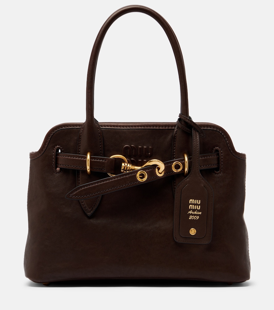 Miu Miu - Aventure leather shoulder bag