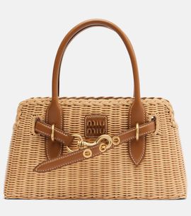 Miu Miu Miu Miu Aventure wicker top-handle bag
