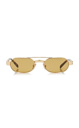 Miu Miu Miu Miu AviatorFrame Metal Sunglasses