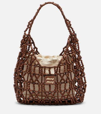 Miu Miu Miu Miu Beaded shoulder bag