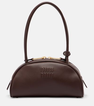 Miu Miu Miu Miu Beau Small leather bowling bag