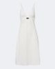 Miu Miu Miu Miu Broderie anglaise poplin midi dress - 1