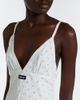 Miu Miu Miu Miu Broderie anglaise poplin midi dress - 3