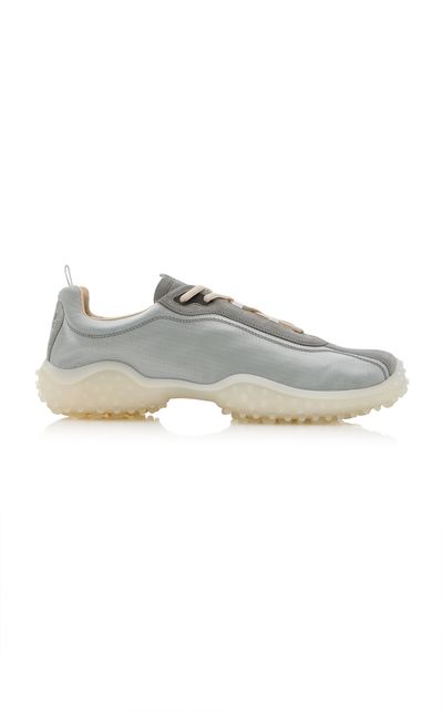 Miu Miu Miu Miu Bubble Nylon and Suede Sneakers