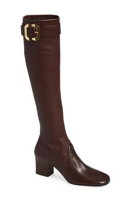 Miu Miu Miu Miu Buckle Strap Knee High Boot