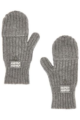Miu Miu Miu Miu Cashmere Wool Gloves