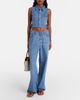 Miu Miu Miu Miu Chambray wide-leg pants - 2