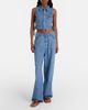 Miu Miu Miu Miu Chambray wide-leg pants - 7