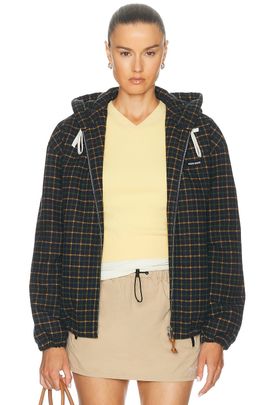 Miu Miu Miu Miu Check Color Padded Jacket