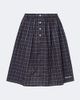 Miu Miu Miu Miu Checked cotton poplin miniskirt - 1