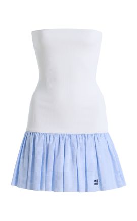 Miu Miu Miu Miu Costina CottonBlend Mini Dress