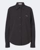 Miu Miu Miu Miu Cotton-blend poplin shirt - 1