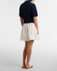 Miu Miu Miu Miu Cotton and linen-blend poplin miniskirt - 4