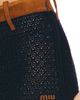 Miu Miu Miu Miu Cotton Crochet Pelle Skirt - 6