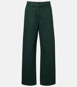 Miu Miu Miu Miu Cotton gabardine straight pants