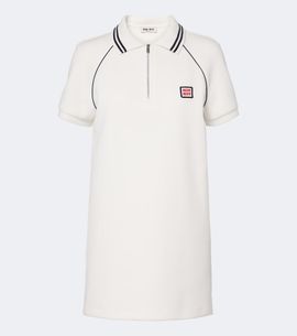 Miu Miu Miu Miu Cotton piqué polo dress