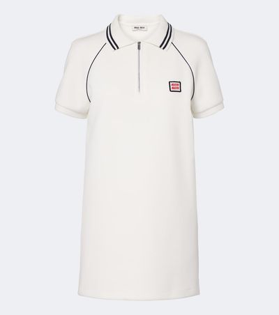Miu Miu Miu Miu Cotton piqué polo dress