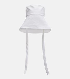 Miu Miu Miu Miu Cotton poplin bucket hat