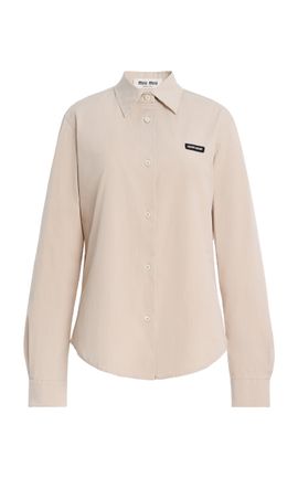 Miu Miu Miu Miu CottonBlend Poplin Shirt