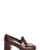Miu Miu Miu Miu Croc Embossed Leather Loafer Pump - 3