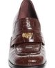 Miu Miu Miu Miu Croc Embossed Leather Loafer Pump - 4