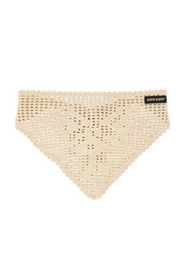Miu Miu Miu Miu Crochet Filet Headscarf
