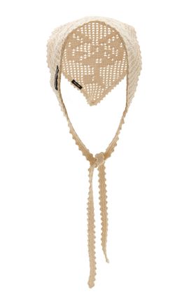 Miu Miu Miu Miu Crocheted Cotton Bandana