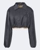 Miu Miu Miu Miu Cropped shearling-lined blouson jacket - 1